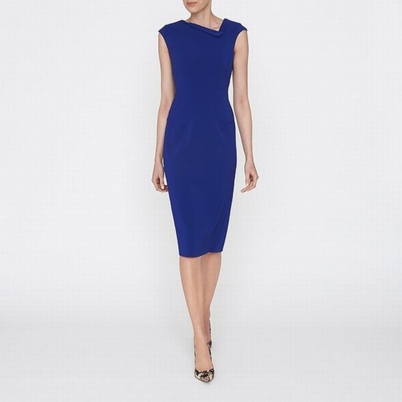 lk bennett navy dress